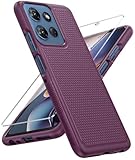 FNTCASE for Motorola Moto G-5G-2025 Case: Moto G Power 2025 Case Dual Layer Protective Heavy Duty Cell Phone Cover Shockproof Rugged with Non Slip Textured - Military Protection Bumper for Moto G 2025