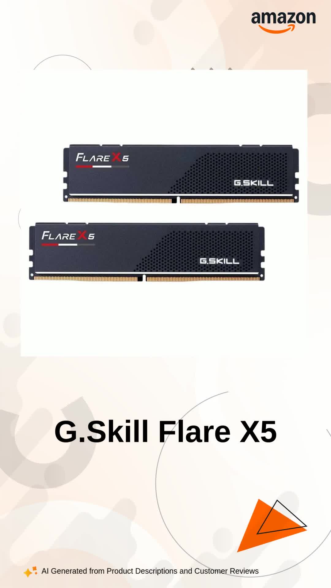 G.SKILL Flare X5 Series 32GB DDR5 6000MHz Desktop Memory RAM