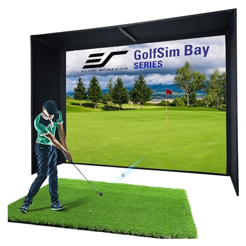 Elite Screens 10x10ft GolfSim Bay