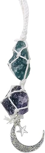 Miniatura 10 de Cristal rosa  Accesorios de espejo retrovisor de amatista para espejo de coche, accesorios para colgar adornos, decoración de espejo de coche,