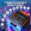 Karaoke Machine, Hukkmela Karaoke Machine Party Speaker for Adults with 2 Microphones, Portable PA System, Compatible with TF/USB/AUX, Bluetooth 5.3 TWS & LED Mode #5