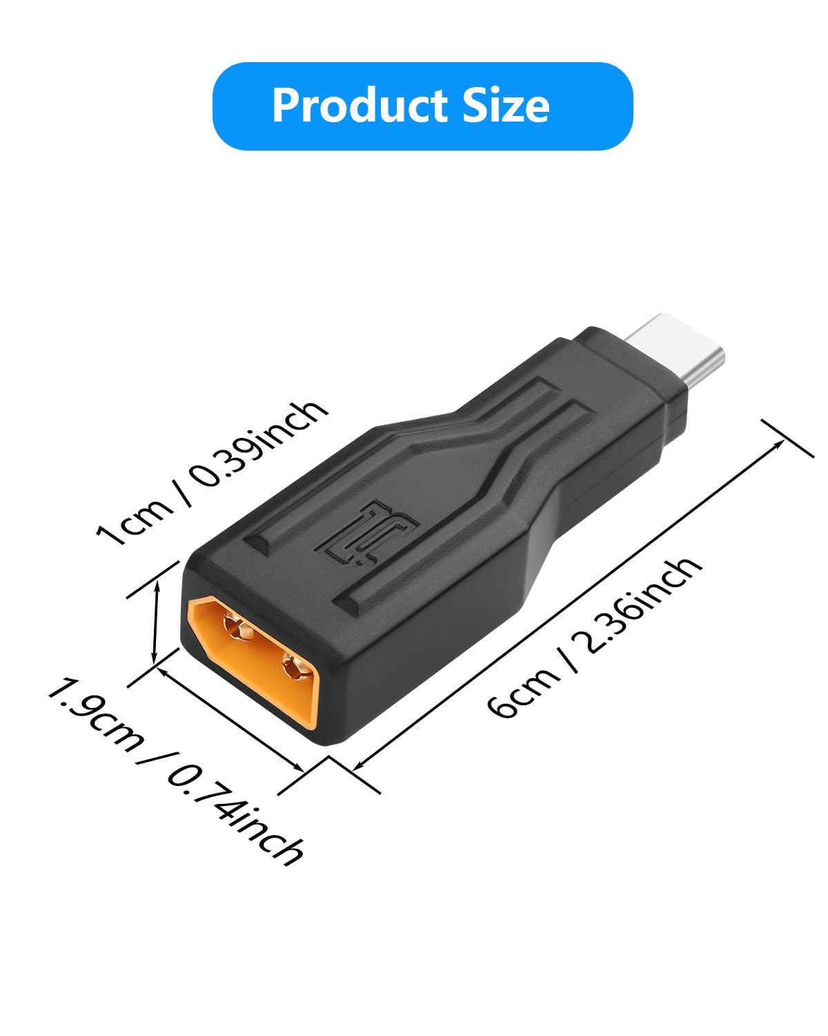 Connecteur Adaptateur XT60 Mâle Vers Femelle Avec ... - Grandado