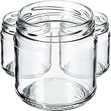 UNIVERSAL – los tarros de 200 ml de volumen son ideales para almacenar productos en polvo y líquidos. Son adecuados para las frutas y verduras enlatadas.