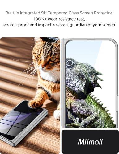 Coque Google Pixel 9 Pro Fold rigide argent avec film écran antichoc mince - 2