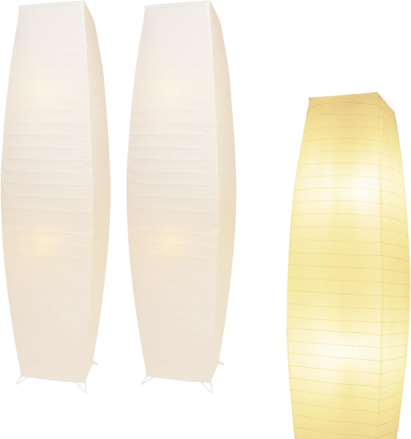 lianheng Floor Lamp Paper Japanese Light (2 Pcak)