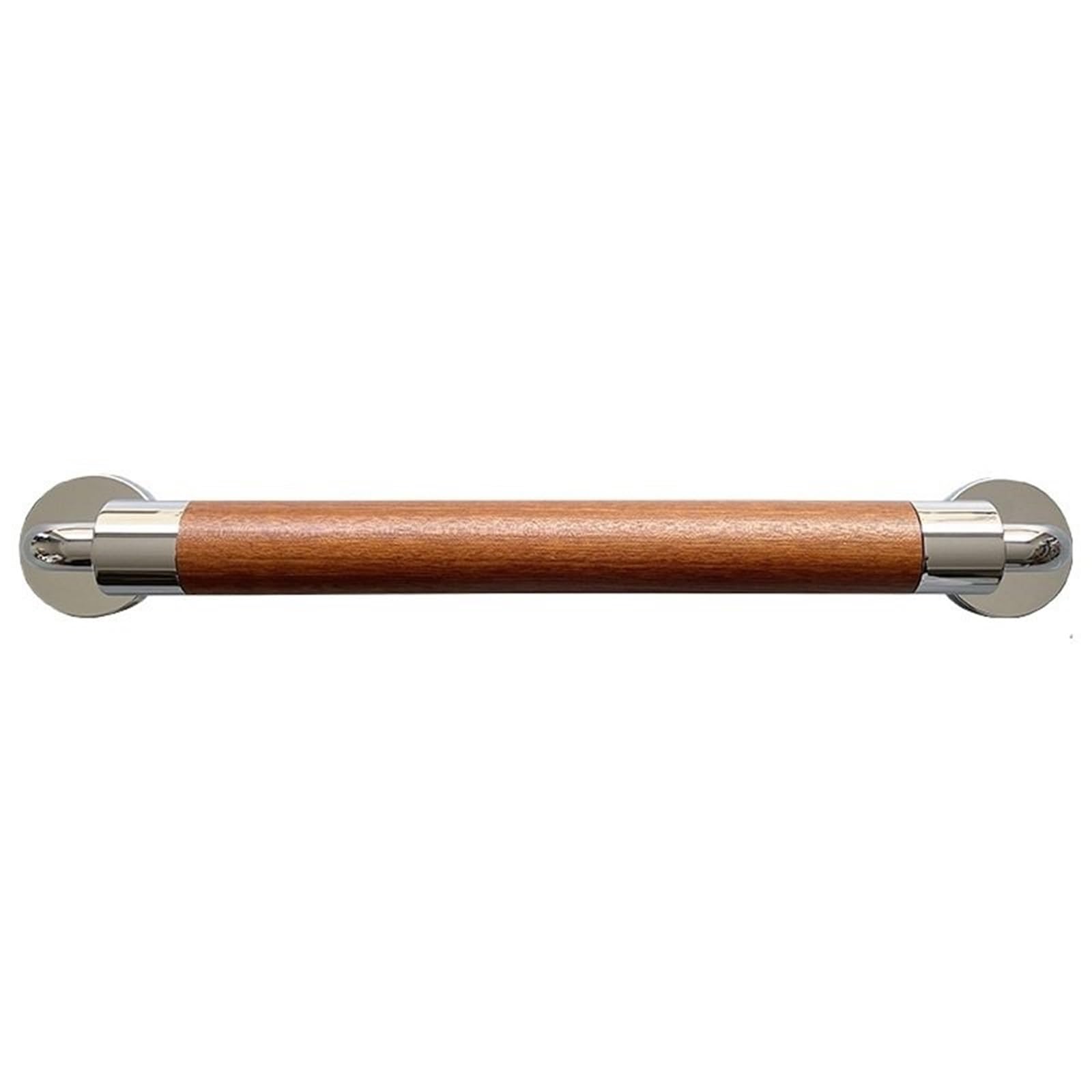 Barras de Apoyo para baños Pasamanos de baño antioxidante para Personas Mayores con Marco de Soporte Compatible con Agarre Antideslizante.(Type I Sabie Wood)