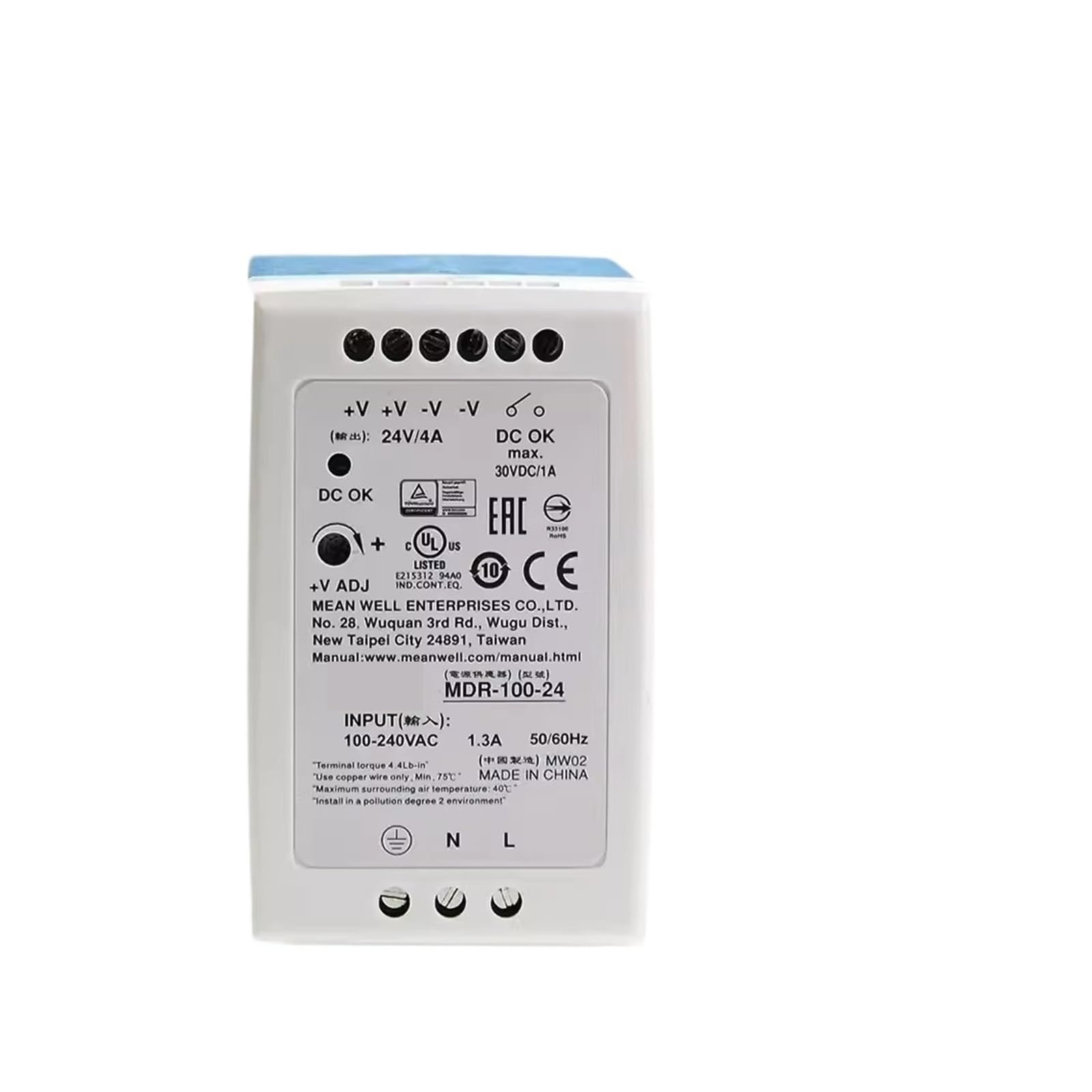 BALYDLUL MDR-100-48 48V 2A 96W Power Supply MDR-100 Series