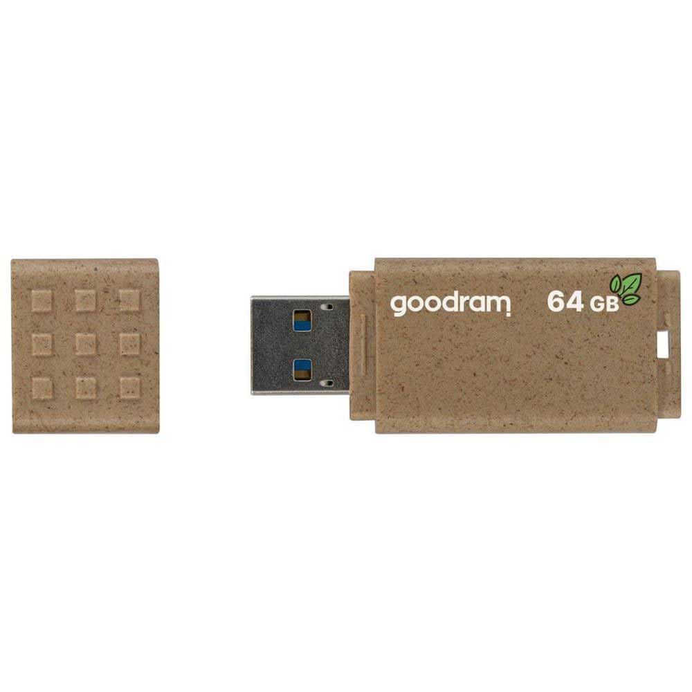 Goodram - Clé USB 64Go Ume3 Eco - Boitier Et Packaging en Matériau 100% Recyclés