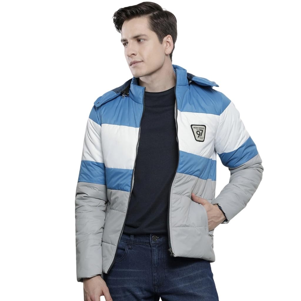 The Indian Garage Co Men's Polyester Standard Puffer Jacket
