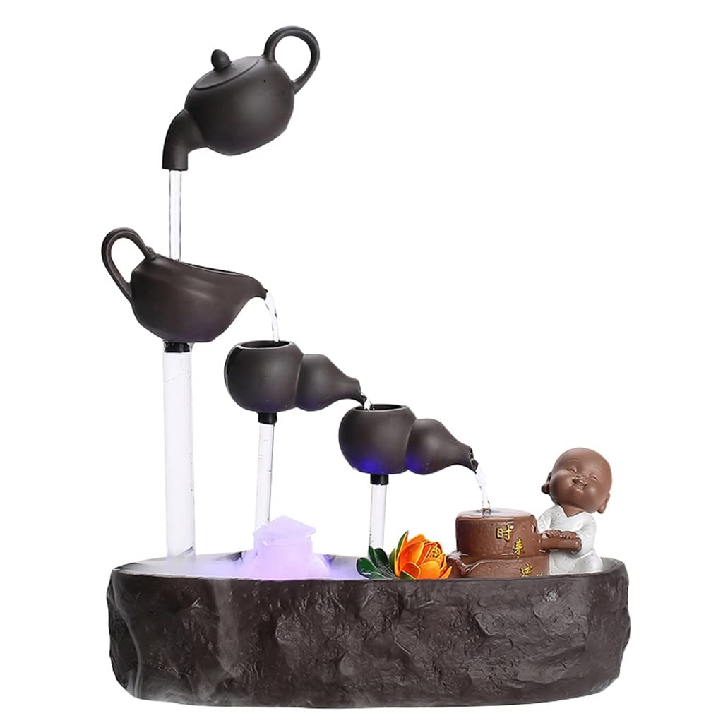 Fontaine à eau circulation : humidificateur atomiseur céramique de table