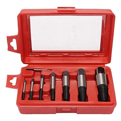 Universal Buyer Damaged Screw Extractor Breakage Bolt Extractor Drill Bits Guide Set Broken Easy Out Fastener Kit | Damaged Broken Screws Extractor Removal Tool (Pack of 8) (B0CMCRFDGG) Amazon Price History, Amazon Price Tracker