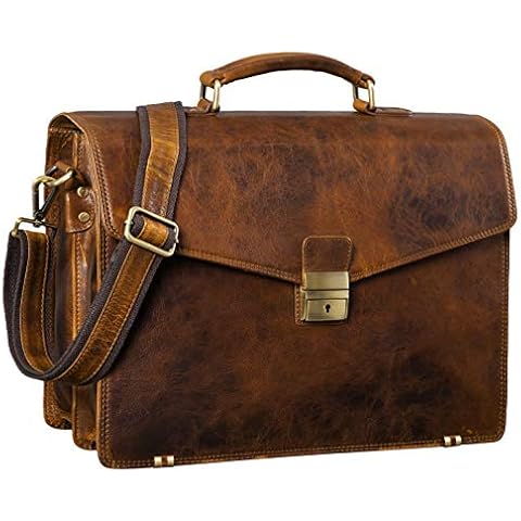 STILORD Cosmos Serviette d'affaires en cuir Cover