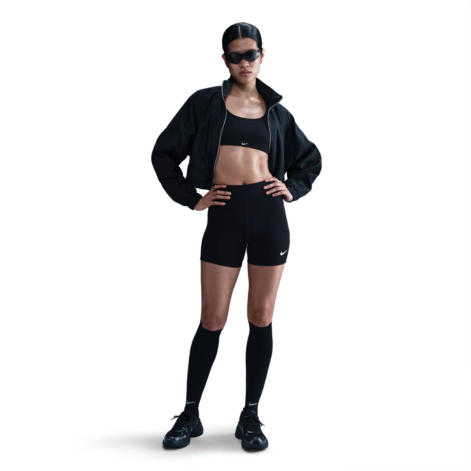 NIKE Nike Sportswear Classic Bike-shorts mit Hohem Bund (Ca. 12,5 Cm) (Damen) - Damskie legginsy z wysokim stanem (ok. 12,5 cm) Kobiety
