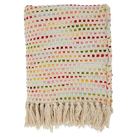 SARO LIFESTYLE Confetti Design Throw Blanket, Multi, 50"x60" Cover