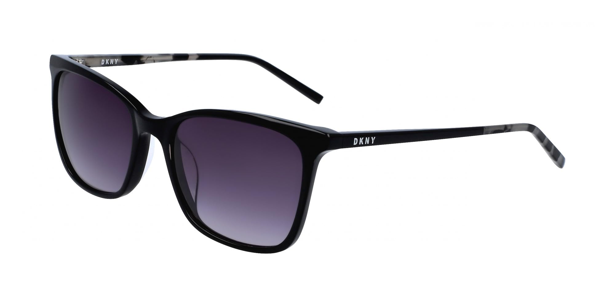 DKNY Okulary przeciwsłoneczne damskie, czarny, jeden rozmiar