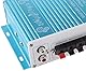 Fasizi Mini Bluetooth Hi-Fi Stereo Audio AMP Verstärker Bass Booster MP4 12V Unterstützung FM MP3 TF USB DVD für Auto Motorrad -Blau