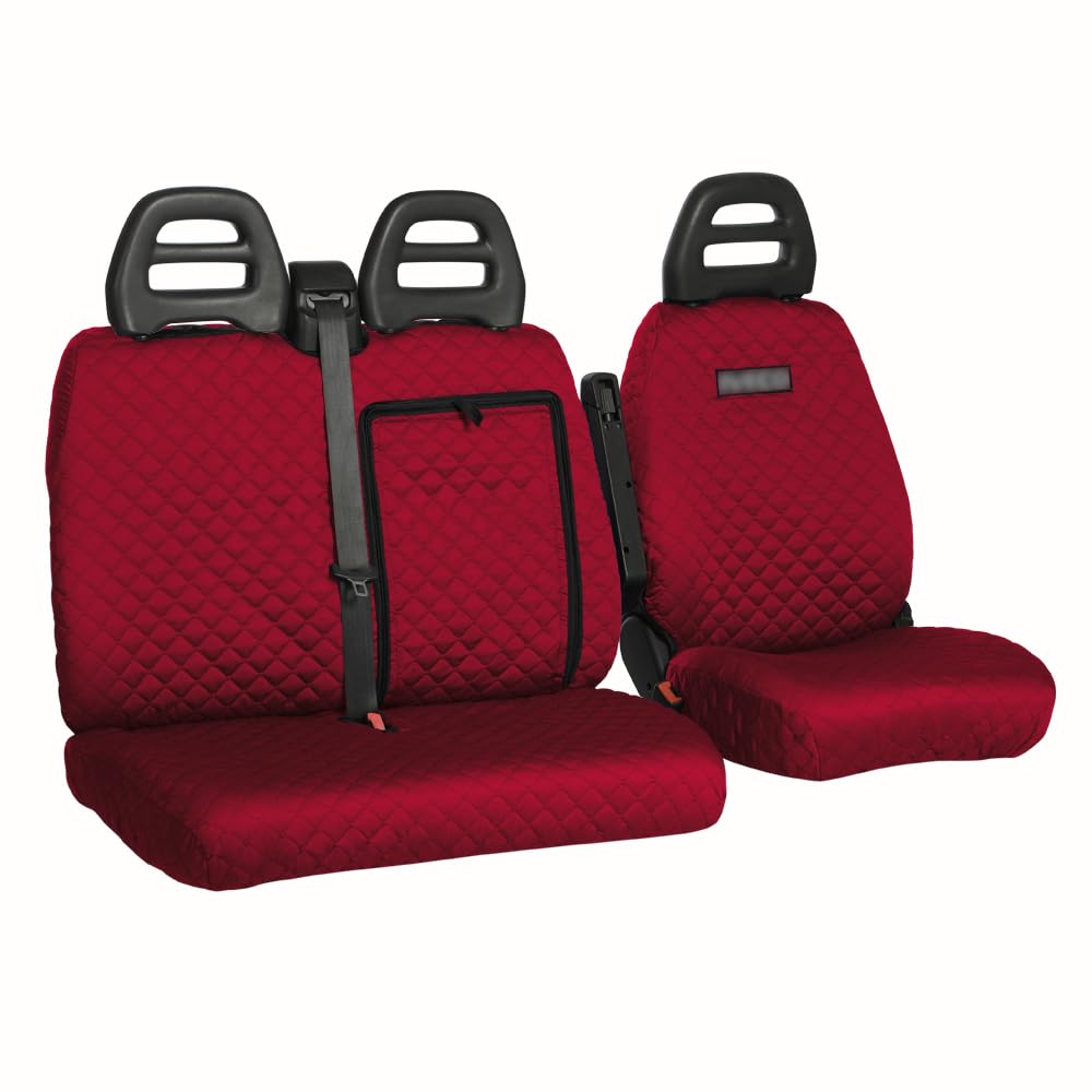UNION Coprisedili su misura realizzati per MERCEDES VITO 3 POSTI (1+1 DOPPIO). Perfettamente aderente, resistente, lavabile. Made in Italy. (MR54A)