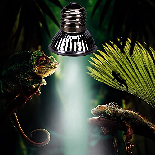 25/50 / 75W Reptielenlamp UVA + UVB 3.0 Huisdier Warmtlamp Bulb Turtle Bankketting UV Gloeilampen Amphibians Hagedissen… - Afbeelding 5