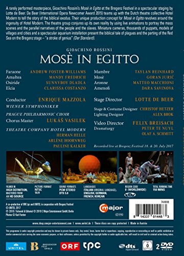 Rossini Mosé in Egitto DVD ópera de Bregenz 2017 obra musical clásica 3