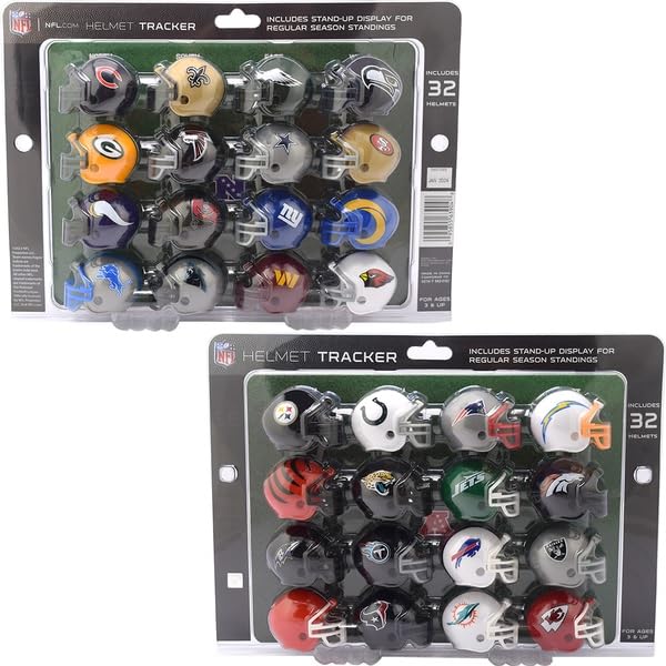 Amazon.com: Riddell 32 Piece NFL Helmet Tracker Set