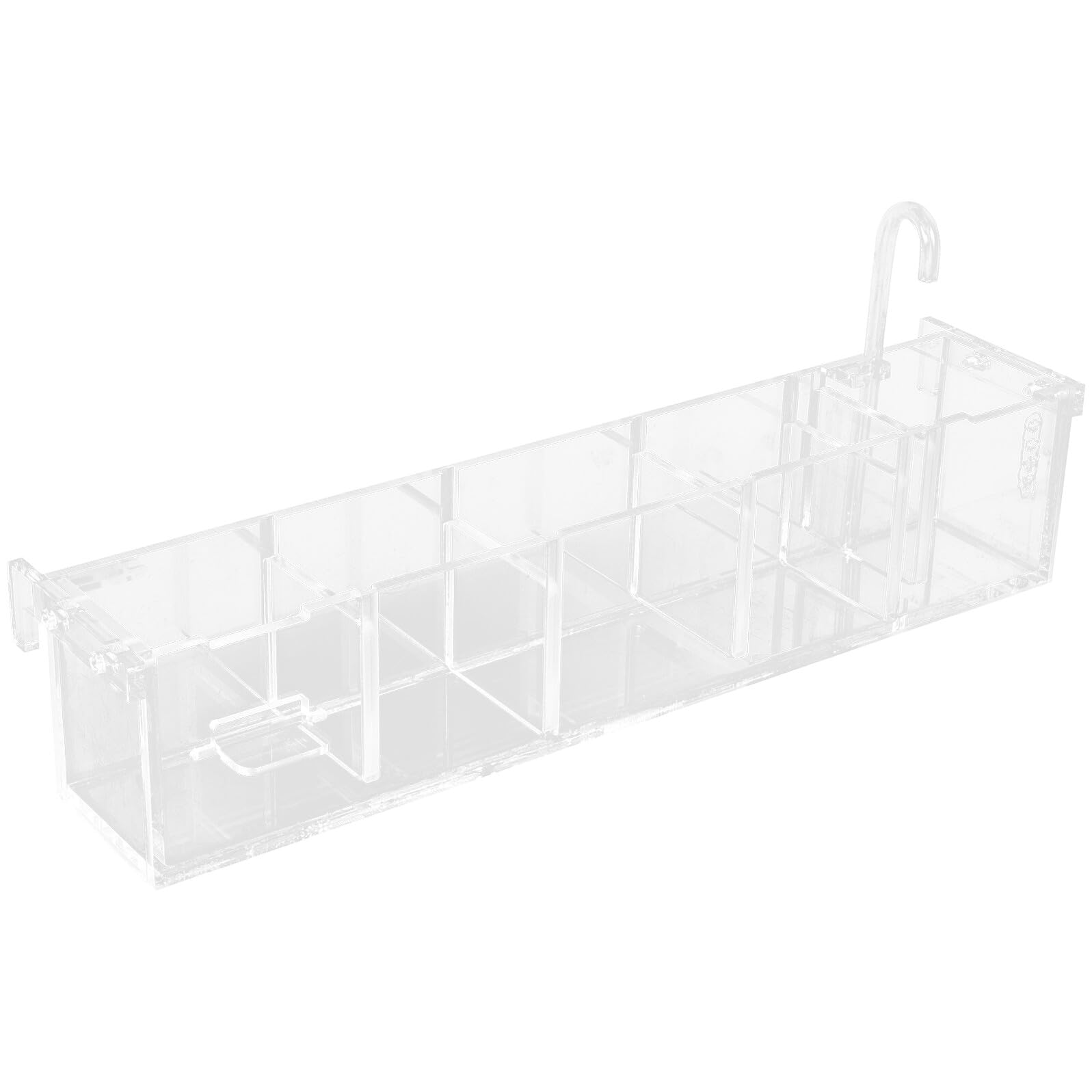 DOITOOL Transparente Aquarium Filter Kasten aus Acryl Multifunktionaler Hängefilterkasten mit Schneller Schadstoffentfernung Einfache Struktur für Heim Aquarien und Fischbecken