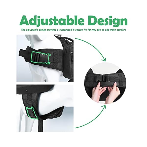 GoHimal-Dog-Hiking-Backpack-for-LargeMediumSmall-DogsSaddle-Bag-for-Trave-and-CampingAdjustable-Dog-Backpack-Hound-with-4-Side-Pockets GoHimal Dog Hiking Backpack - Convenient Dog Supplies for Outdoor Adventures