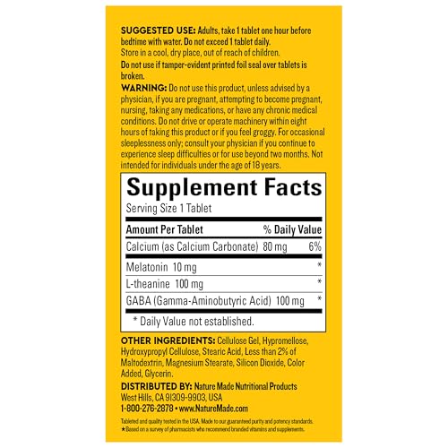 Nature Made Wellblends Sleep Longer, 35 Tri-Layer Tablets - image 6