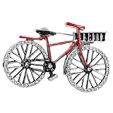 KOMBIUDA 立体キラキラ自転車ブローチ レディース向けファッションアクセサリー 衣類バッグ装飾 なデザインで目立コサージュ