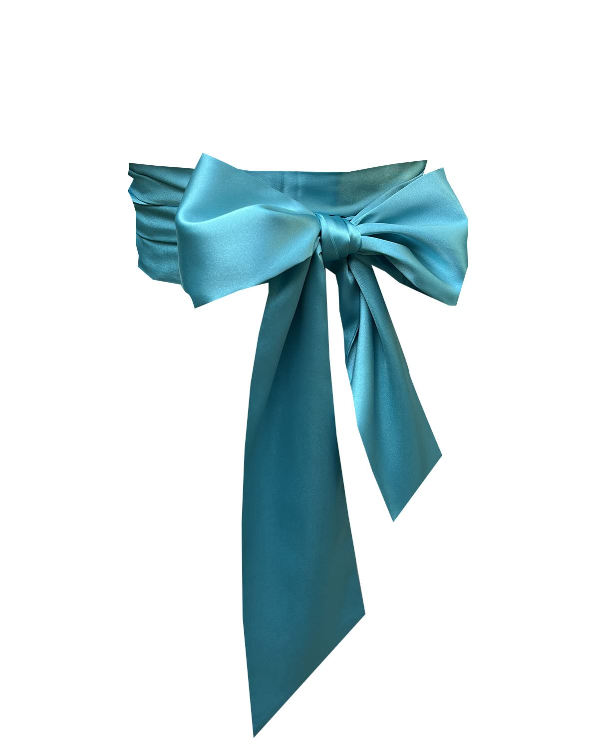 Lordrie Women's Tiffany Satin Sash Belts For Bridal Bridesmaid Dresses Girls Waist Belts For Special Occasion, Medium