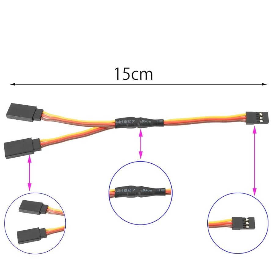 【YワイY ちゃん専用】 Amazon | GTIWUNG サーボYハーネス3個新型150mm 6