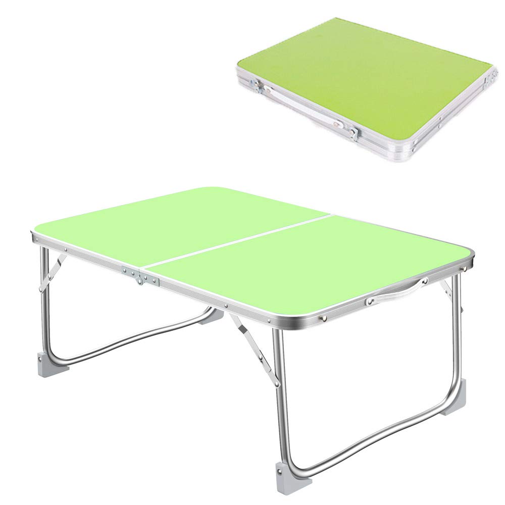Table de lit portable et pliable pour ordinateur avec support de lecture intégré