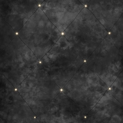 Konstsmide Christmas Lights/Outdoor or Indoor (IP44) 3 x 3 m Fairy Lights Net/96 Warm White Diodes/Black Cable Net Lights - Image 2