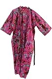 Indian Handmade design Sleepwear Beach Cover up Cotton Bath Robes Kimono Women Cardigan Nightgown