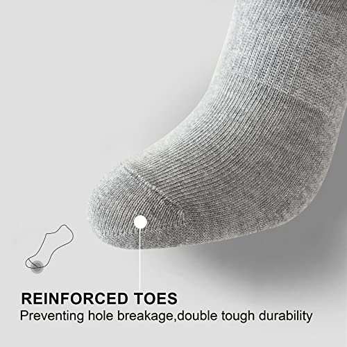 No Show Men Socks Low Cut Non Slip Cotton Invisible Sock 6 Pairs4