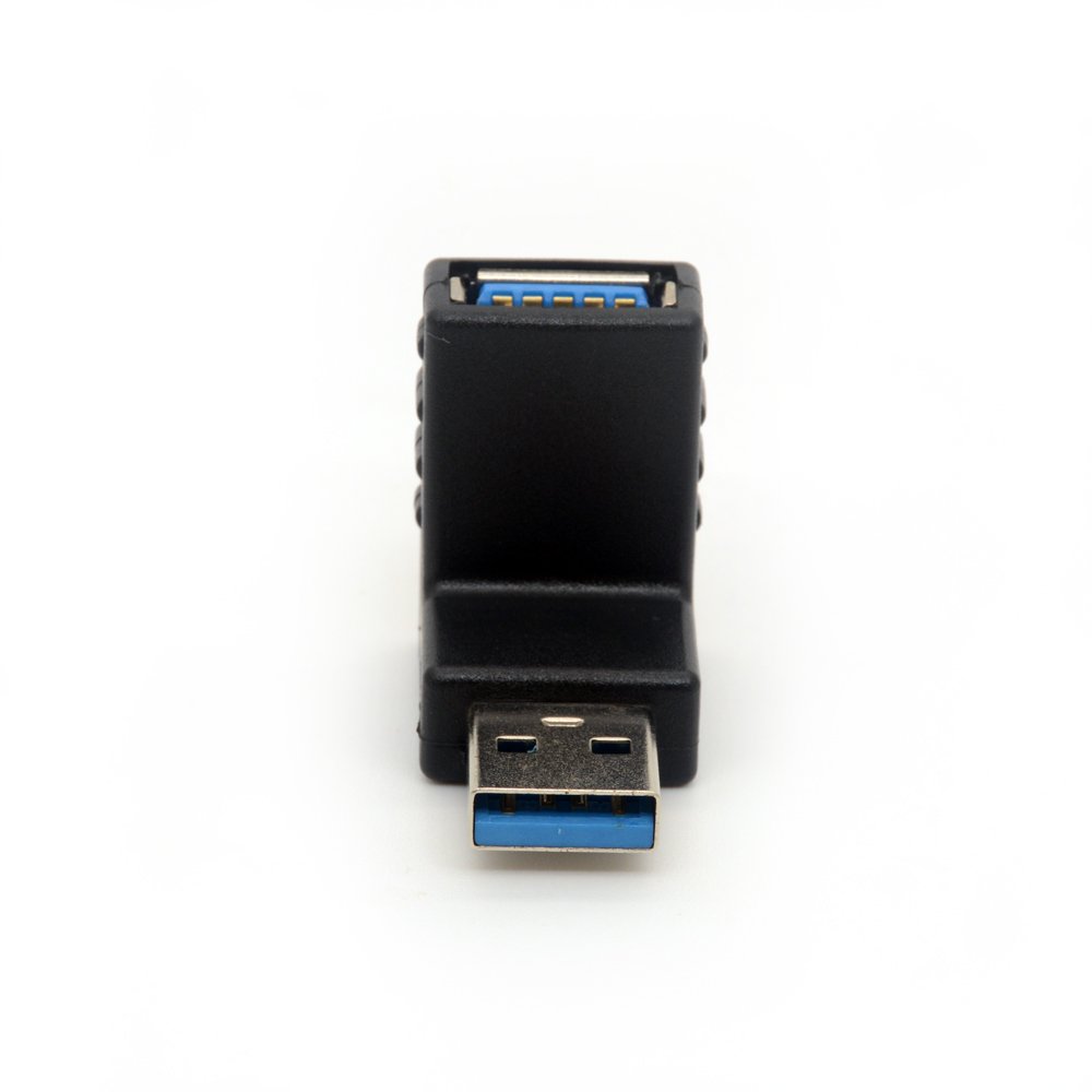 Generico Haakse USB-adapter, 90 graden adapter - USB A-stekker naar Generico Haakse USB-adapter, 90 graden adapter - USB A-stekker naar