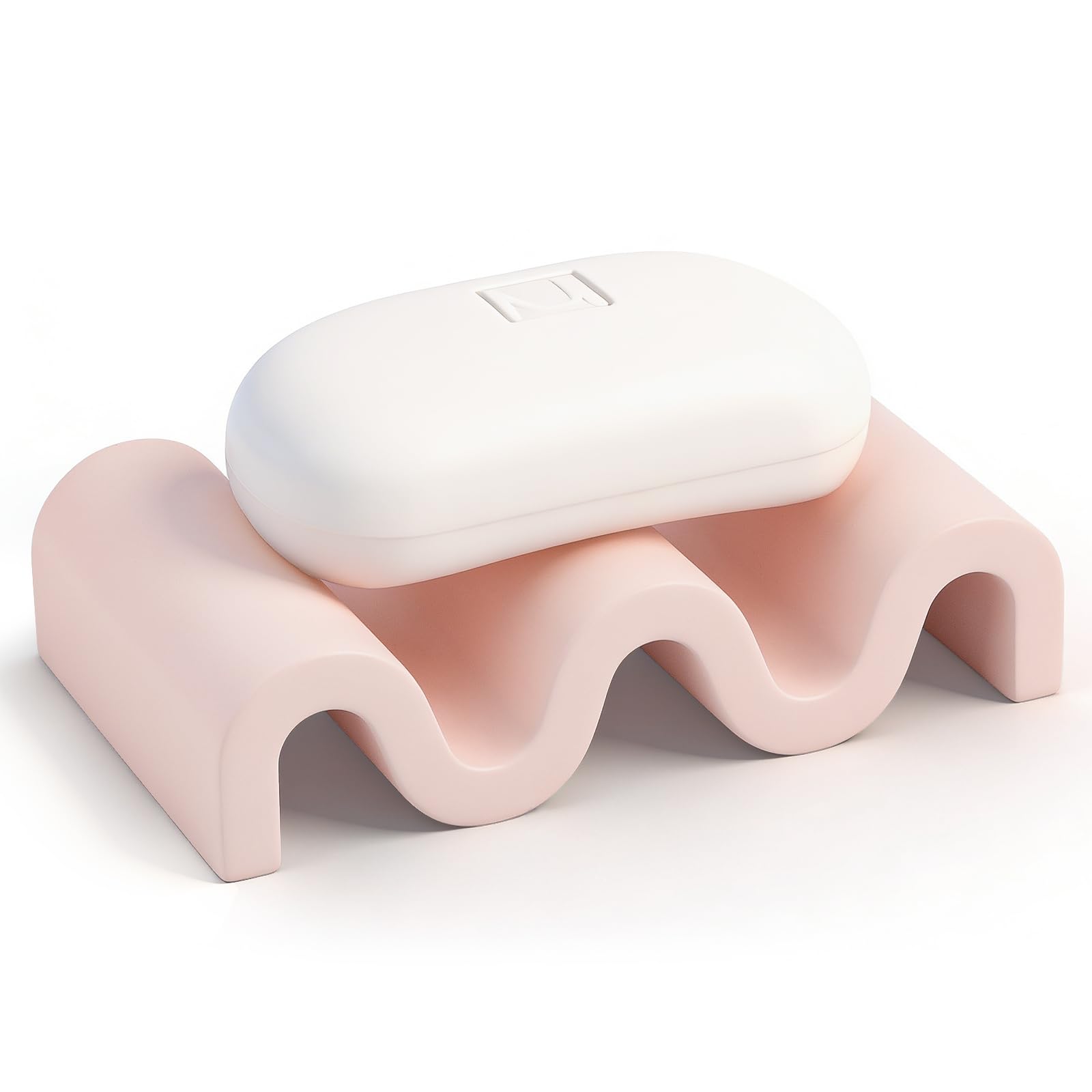 Porte-savon diatomite séchage rapide évier cuisine douche lavabo rose