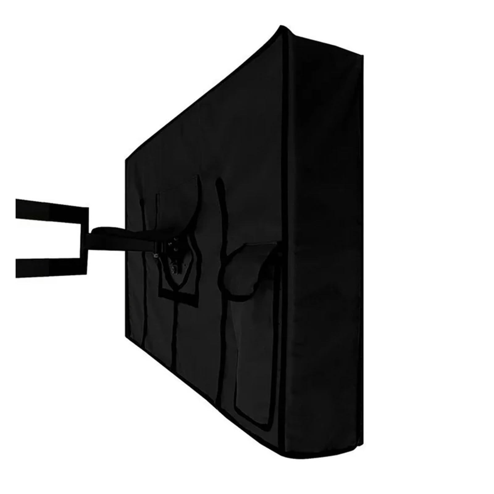 Housse écran Tv Compatible Housse anti-poussière for écran de télévision d'extérieur, sac de protection résistant à l'eau et à la poussière for téléviseur LCD noir 24 "38" 42 "48" 52 "65 pouces 47(30-