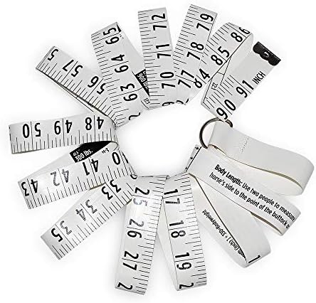 WIN TAPE Measure Horse and Pony Height Weight Tape, Weight in Pounds & Height in Hands (Hands/LBS)