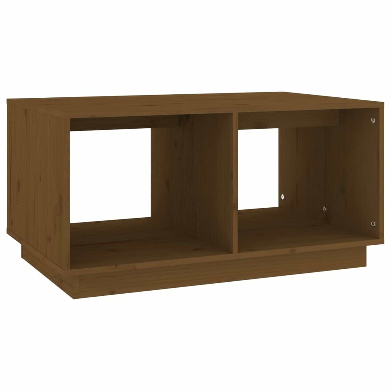 Homgoday Stolik kawowy z litego drewna sosnowego brązowy Miód 80 x 50 x 40 cm, Konsola pomocnicza Stolik do salonu Stolik kawowy Herbata Kawa Sofa Salon Meble Typ 1 Stoliki kawowe