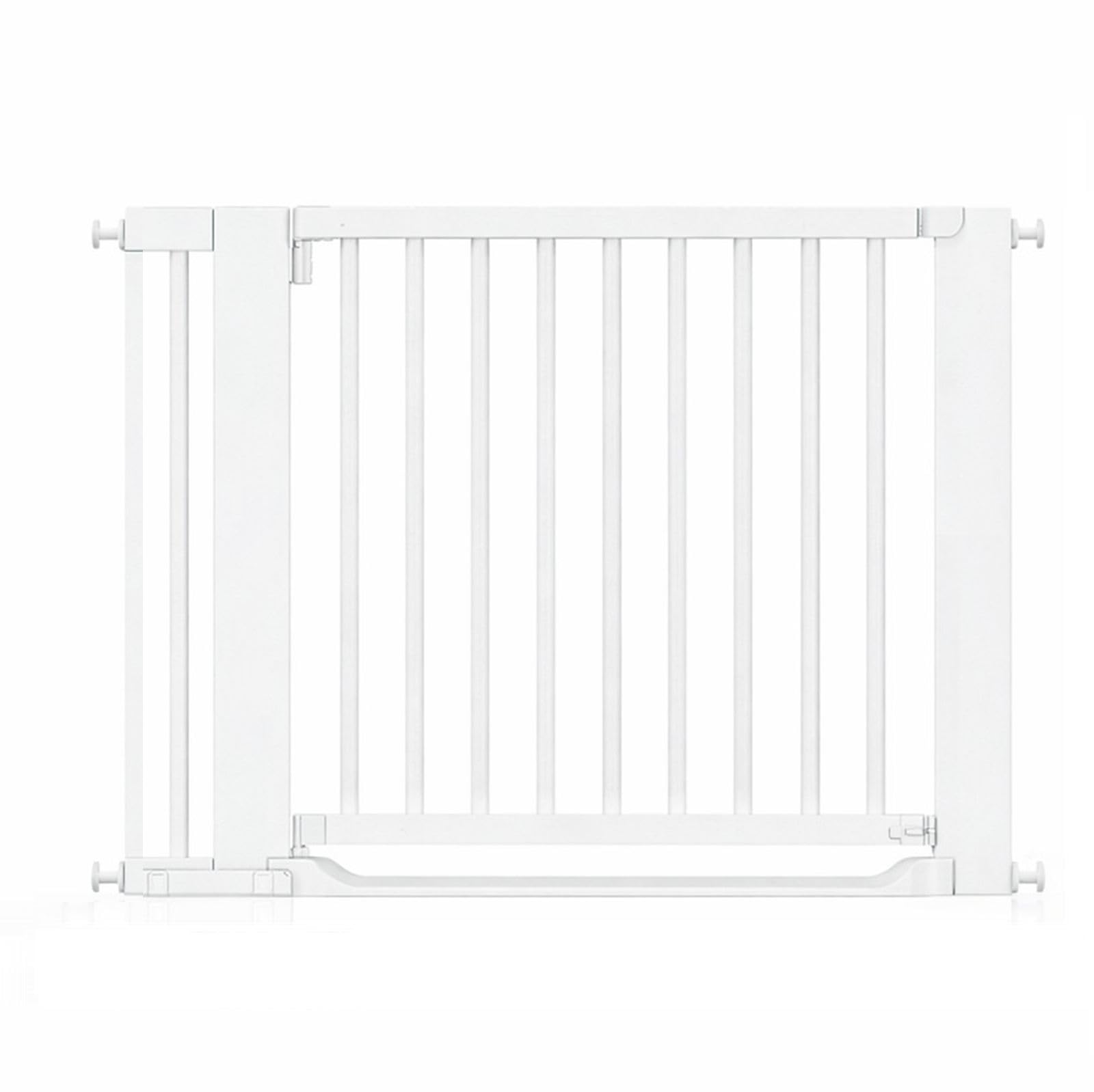 Safetots White Wooden Heritage Flat Step Gate, 105Cm-113Cm, Pressure Fit