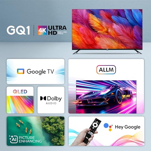 Image of VW 190 cm (75 inches) Pro Series 4K Ultra HD Smart QLED Google TV VW75GQ1