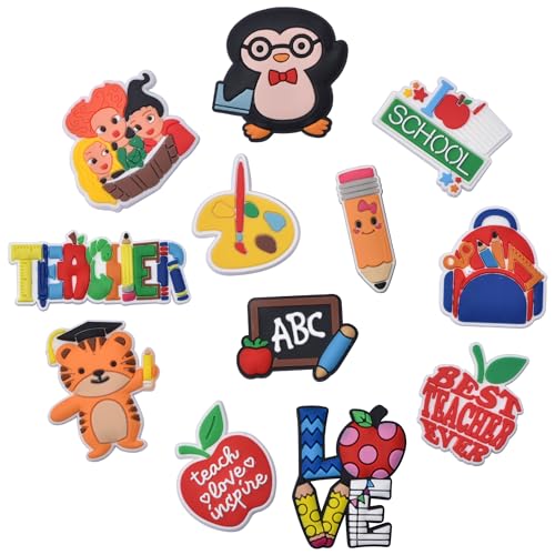 XQNB School Shoe Charms for Teacher Shoes Decoration Bag Charm for Girls Boys Teens Wen Women Party Favor