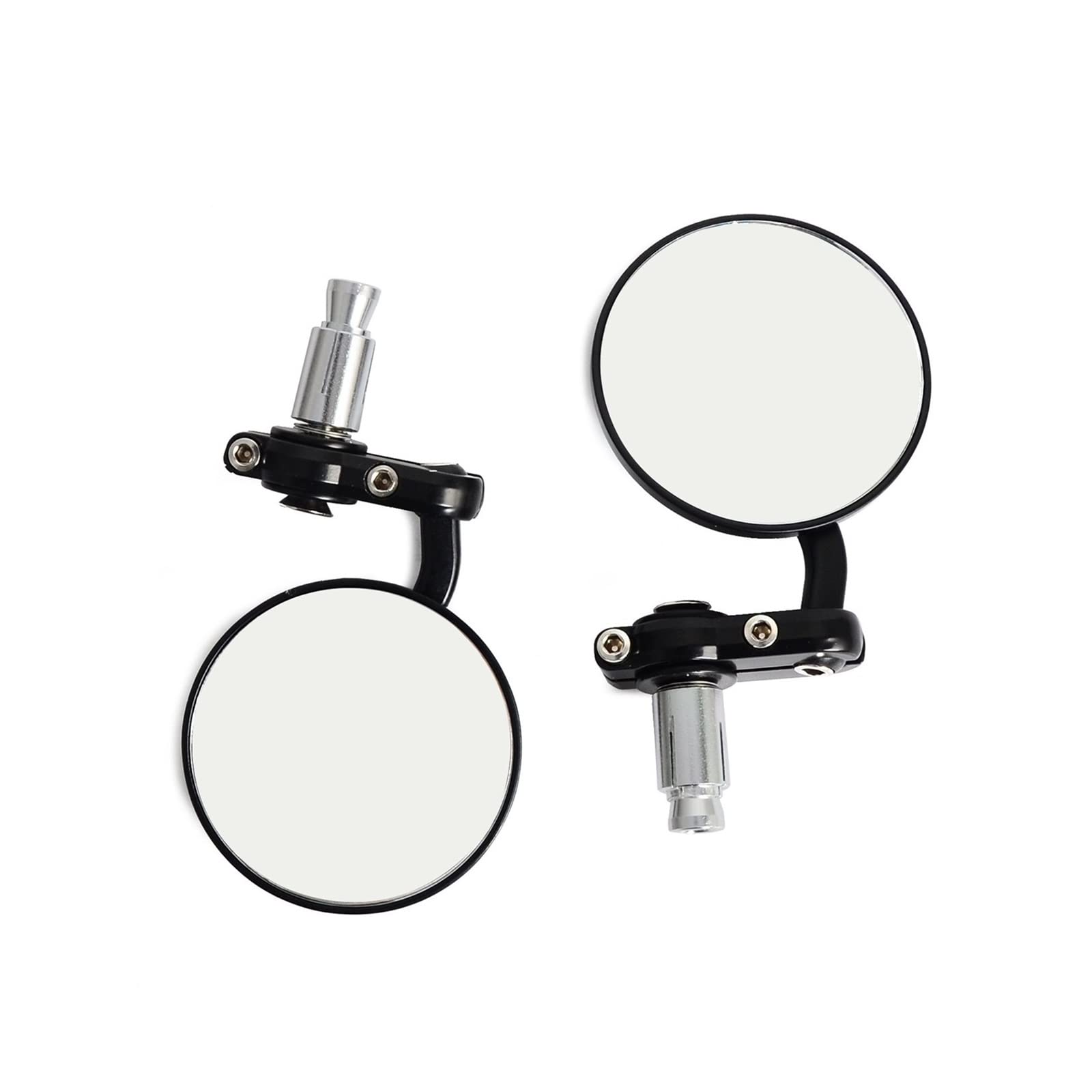Motorcycle Rearview Mirrors Pour Yamaha Rond Ellipse Miroir Moto Guidon Réglable Vélo Équitation 1 Set Rétroviseur Vélo Rétroviseurs Moto