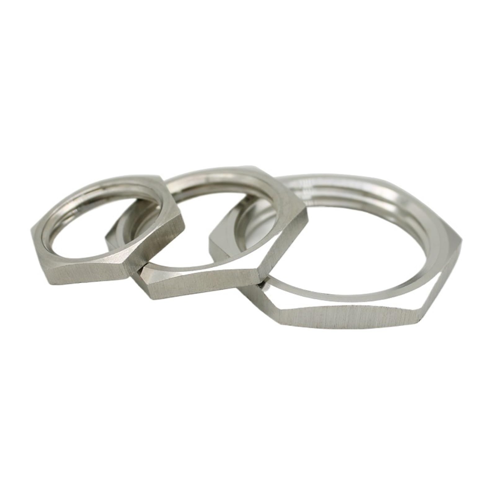 Stal nierdzewna 304 BSP Gwint wewnętrzny Blokada sześciokątna Cienka nakrętka 1/8 "1/4" 3/8 "1/2" 3/4 "1" 1-1/4" 1-1/2 "2" 3 "4" nakrętki(4 PCS_1-1/4")