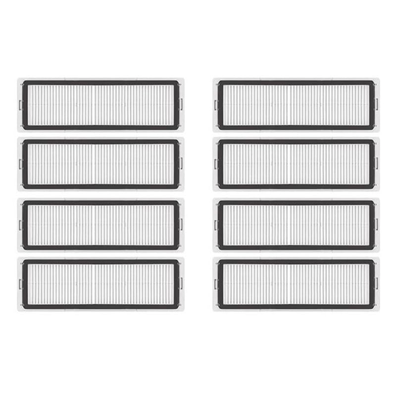 ZHICHENG 8pcs HEPA Filter for L10S Ultra /S10+ /B108CN /B113CN /C102CN/ b105 /X20+/ X20 Plus/ S20+/ B108GL /B101CN /1C /1T /STYTJ03ZHM / X10+/ XMSTJQR2C /D10S Plus/ D10 plus/B116 Robot Vacuum Cleaner