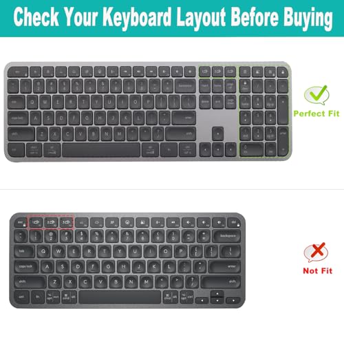 Protector de Teclado para Logitech MX Keys miniatura 2