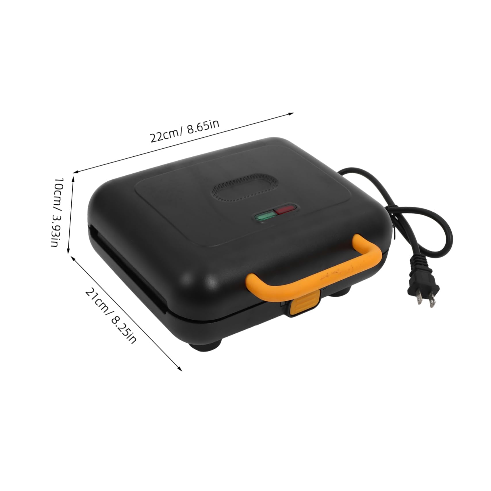 SHOWERORO 1 set Mini Waffle Maker Machine Non Stick Household Waffle Maker with Sandwich Baking Pan Compact Design for for Breakfast and Snacks Compatible