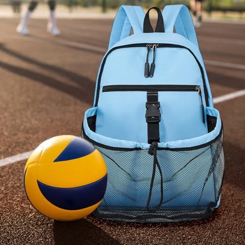 Mochila de baloncesto impermeable con malla para balones de voleibol y fútbol 5