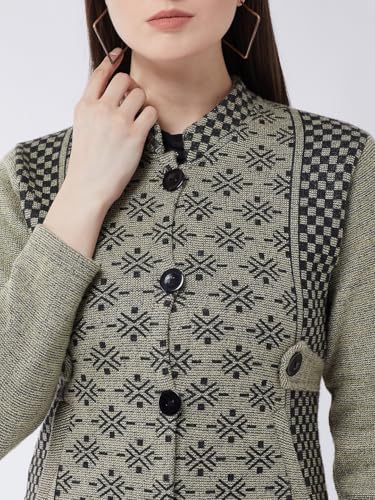 Image of PIVL Women's Long Winter Acrylic Blend Sweater