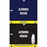 OBLITE Alfombra desinfectante + Limpiador Higienizante (x2), Felpudo Desinfectante para Entrada (80 x 60cm)
